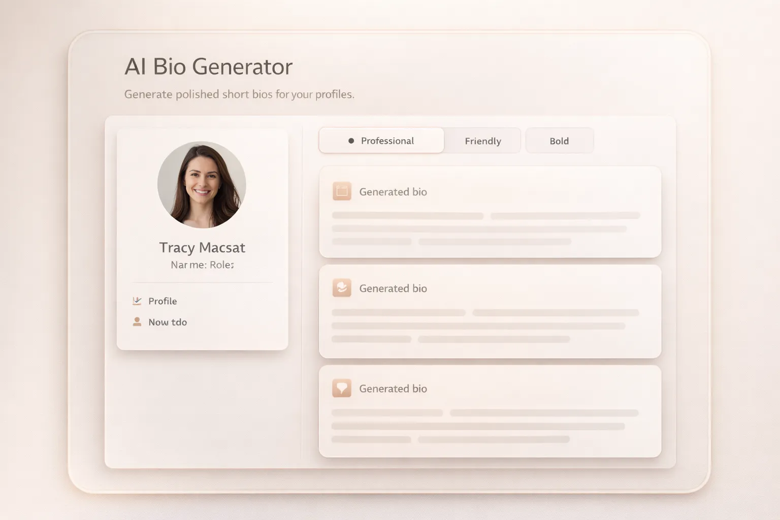 AI Bio Generator cover