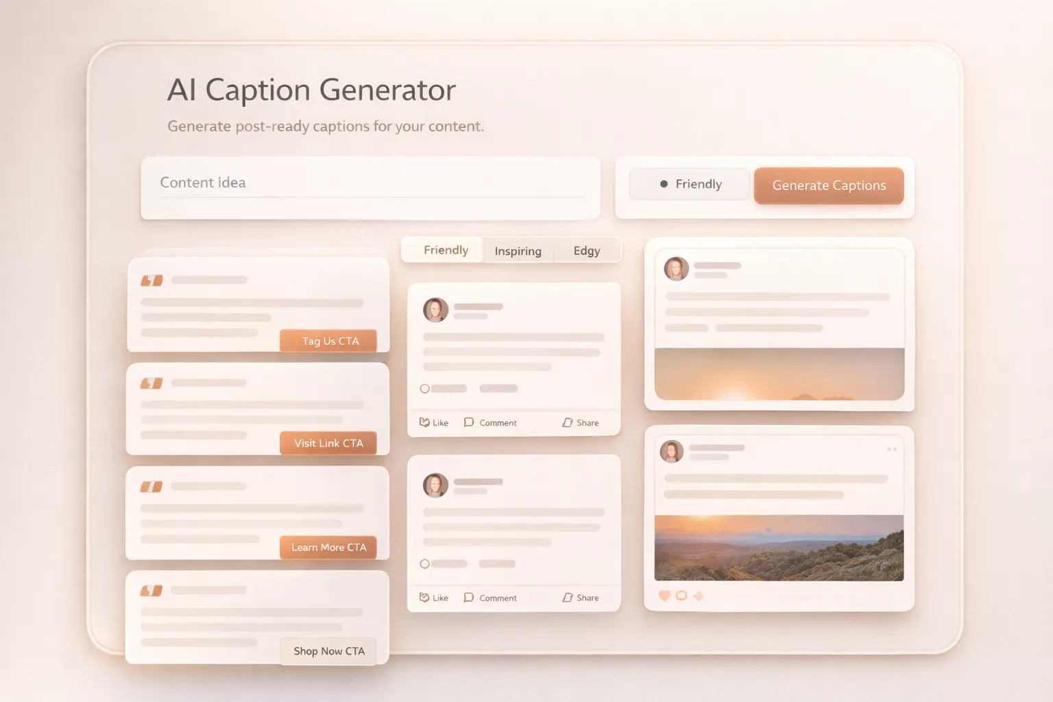 AI Caption Generator cover