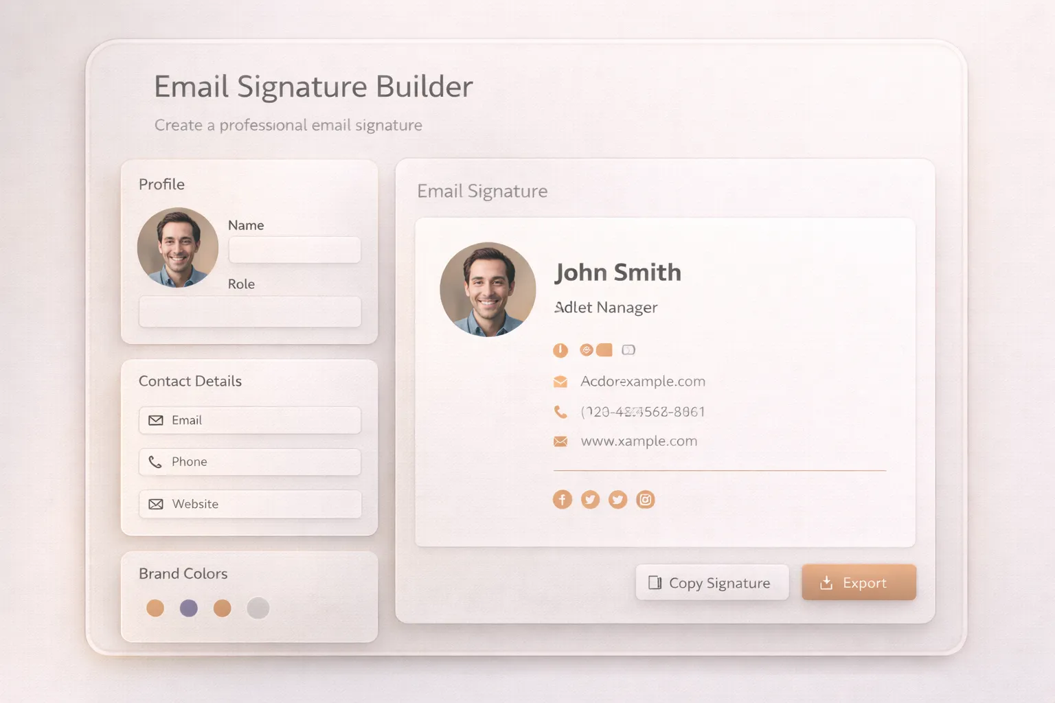 Email Signature Builder cover