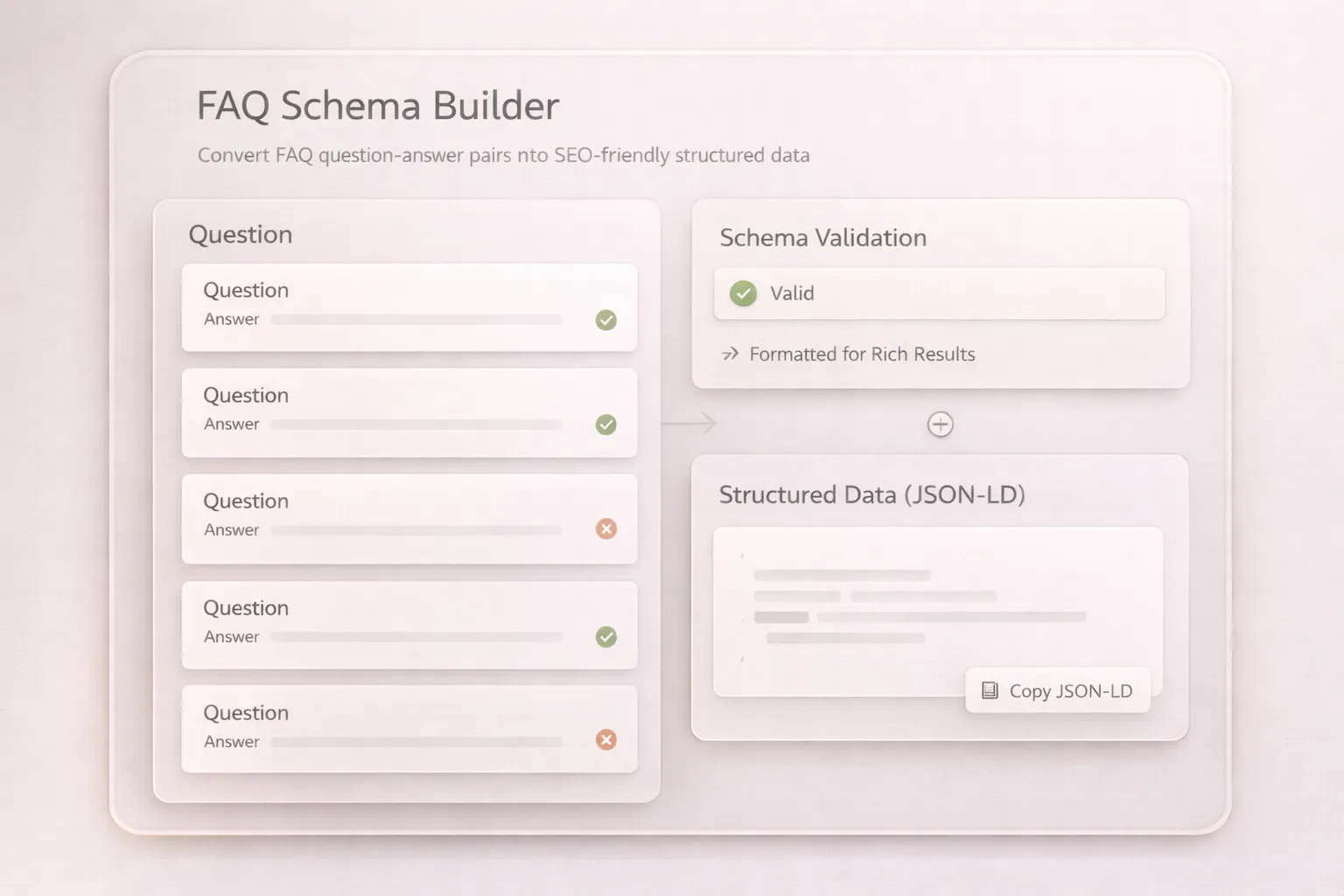 FAQ Schema Builder cover