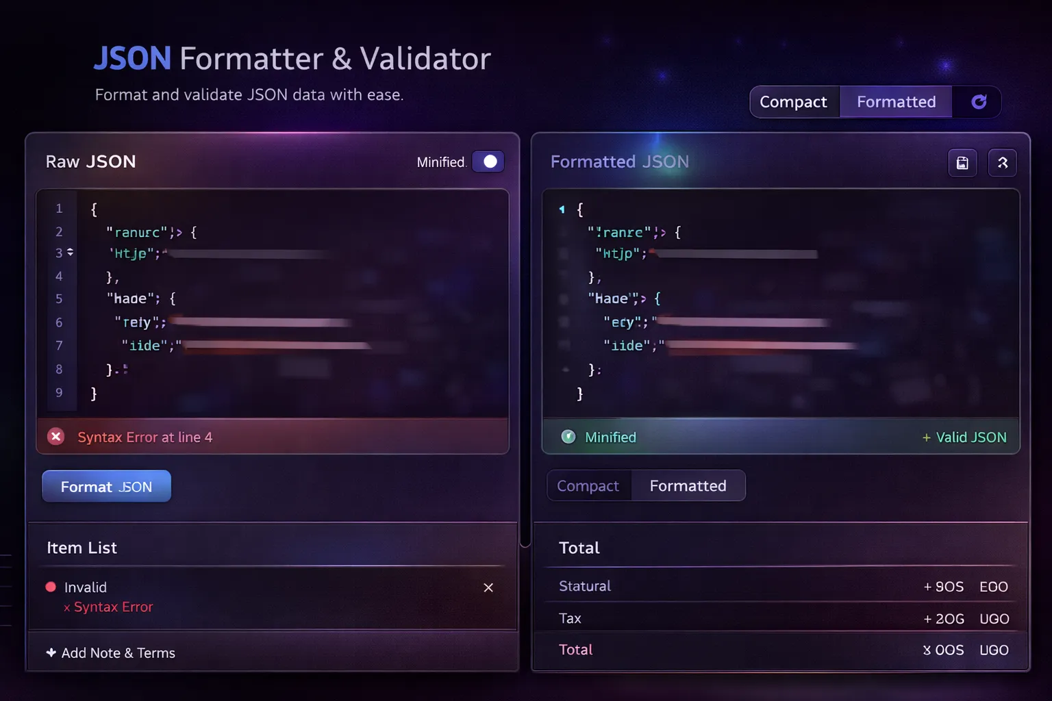 JSON Formatter Tool cover