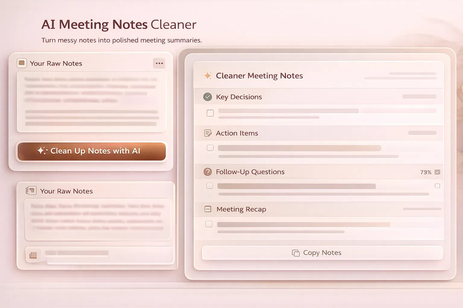 Meeting Notes Cleaner cover