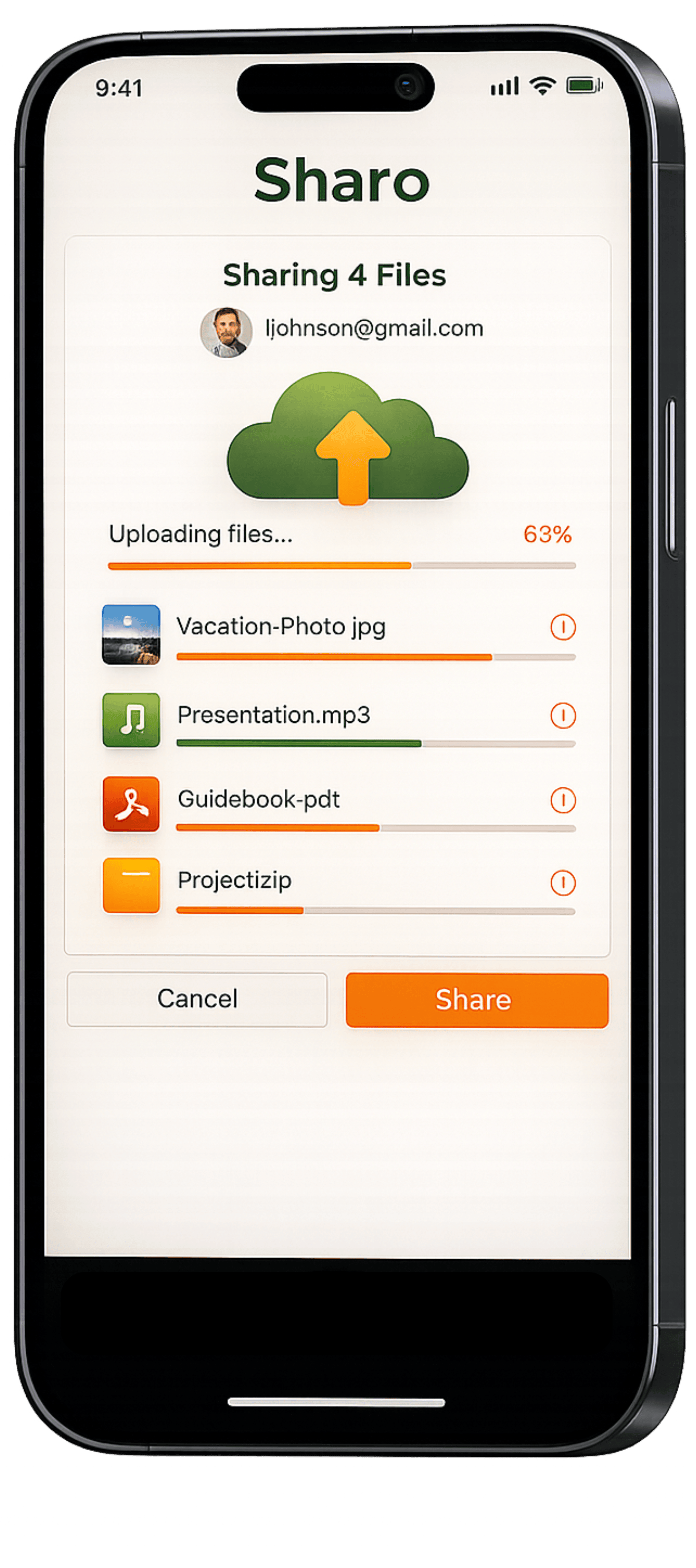App screen