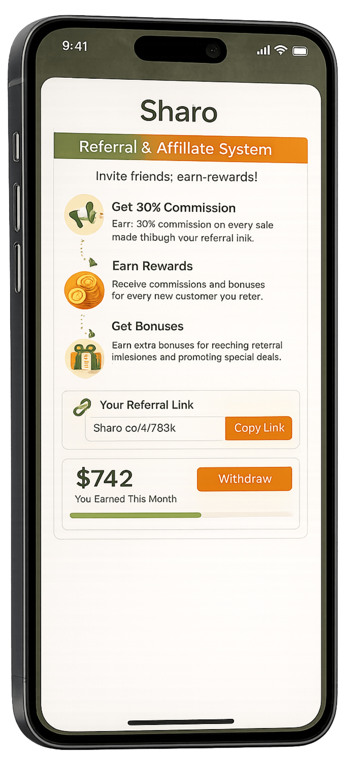 App screen